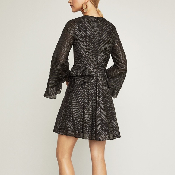 BCBGMaxazria Womens M and L Ruffle Dress NWT $348 - Picture 4 of 4